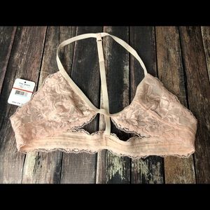 Free People Peach Bud Halter Bra